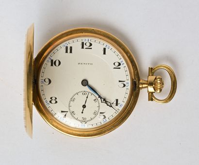 ZENITH : Montre de gousset savonnette en...