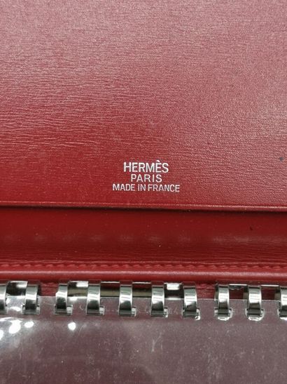 HERMES Paris Made in France, 
Red box notebook...