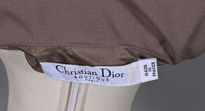 CHRISTIAN DIOR Boutique. Sleeveless taupe...