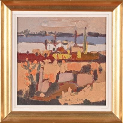 André GEY (XXe siècle)
Etude (paysage) 
Huile...