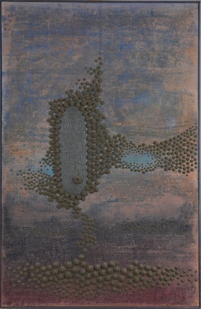 Henri JABOULAY (1931-2001).
Sans titre. 
Huile...