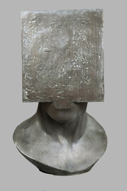 Sacha SOSNO (1937-2013).
Tête carrée, 1998.
Épreuve...