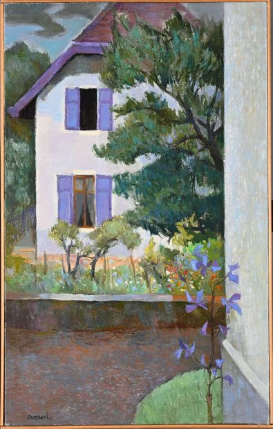 Maurice STOPPANI (1921-2014)
Les volets violets,...