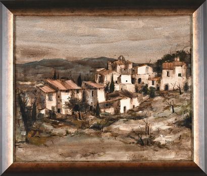 Georges DAMIN (né en 1942)
Village en Provence...