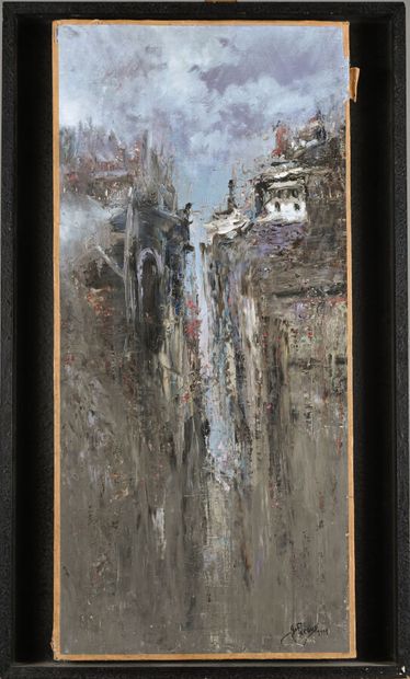 Gilbert PECOUD (né en 1951)
La maison blanche,...