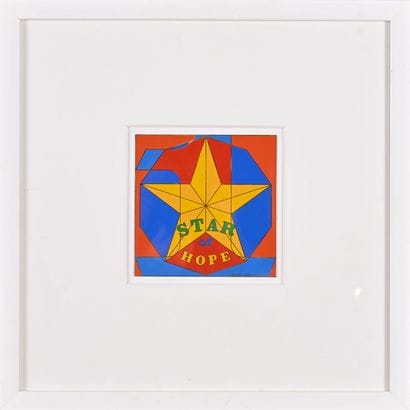 Robert INDIANA (1928-2018).
Star of Hope...
