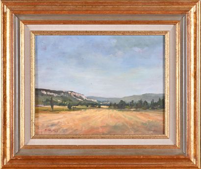Norbert VAGINAY (né en 1957).
Paysage.
Huile...