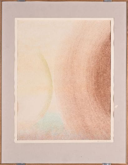 Henri JABOULAY (1931-2001).
Sans titre, 1975.
Aquarelle...