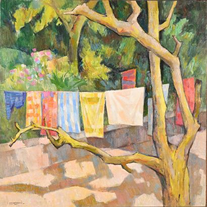 Maurice STOPPANI (1921-2014)
Matinée ensoleillée
Huile...