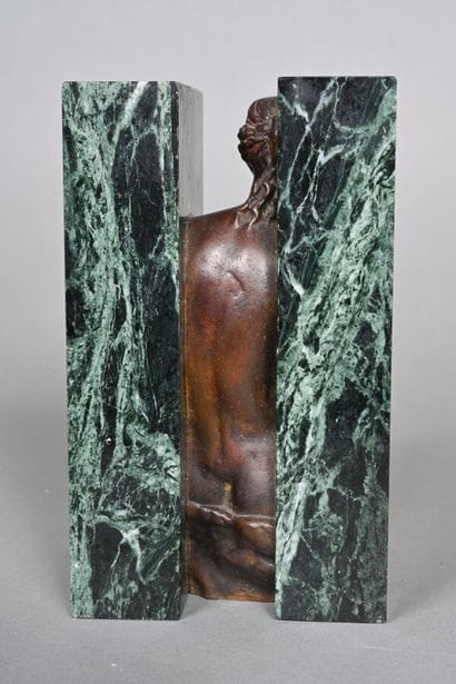 Sacha SOSNO (1937-2013).
Oblitération, 1990.
Bronze...