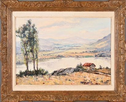 Francis CARIFFA (1890-1975)
Le bout du lac...