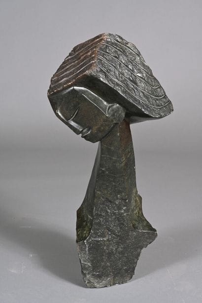 École moderne du XXe siècle.
Tête de femme,...