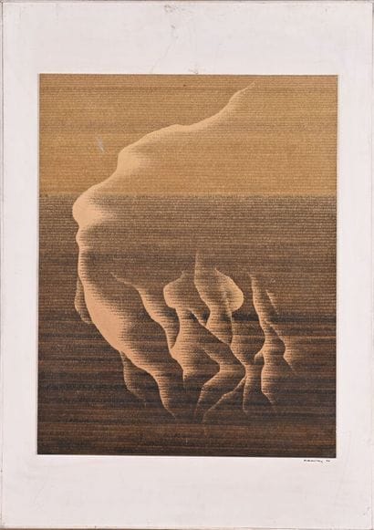 Henri JABOULAY (1931-2001).
Sans titre, 1970.
Encre...