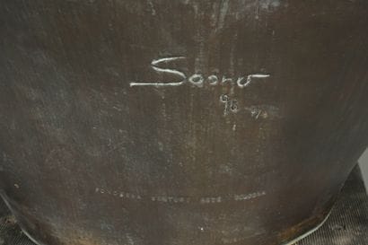 Sacha SOSNO (1937-2013).
Tête carrée, 1998.
Épreuve...