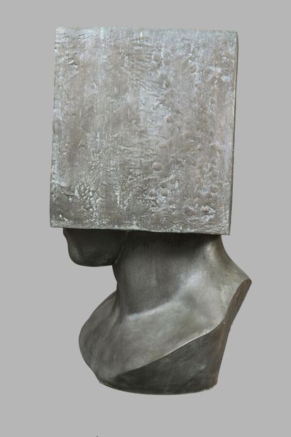 Sacha SOSNO (1937-2013).
Tête carrée, 1998.
Épreuve...
