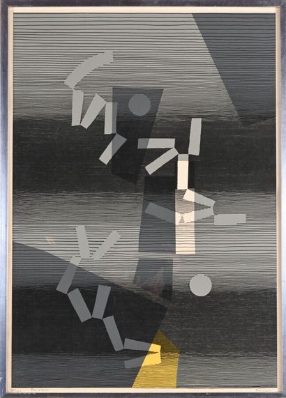 Michel SEUPHOR (1901-1999).
Sans titre, 1970.
Sérigraphie...