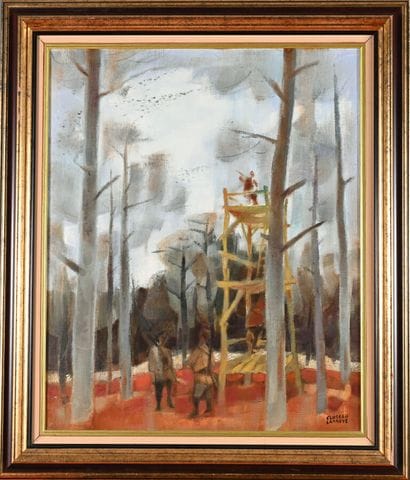 Jean CLUSEAU-LANAUVE (1914-1997)
La palombière,...