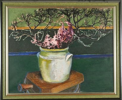 R. LEONHARDT (XXe siècle).
Branches et fleurs...