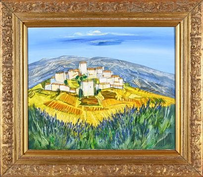 Gérard GOUVRANT (né en 1946)
Village provençale
Huile...