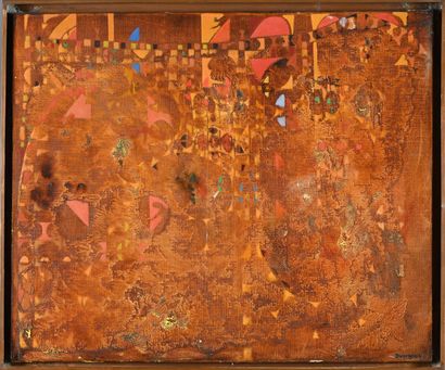 Joe DOWNING (1925-2007)
Composition 
Huile...