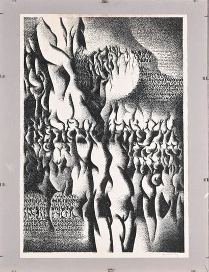 Henri JABOULAY (1931-2001).
Sans titre.
Lithographie...
