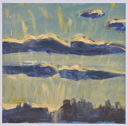 * JACQUES PONCET (1921-2012)
Clouds over...