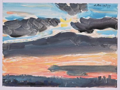 * JACQUES PONCET (1921-2012)
Sunset over...