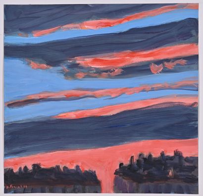 * JACQUES PONCET (1921-2012)
Sunset over...