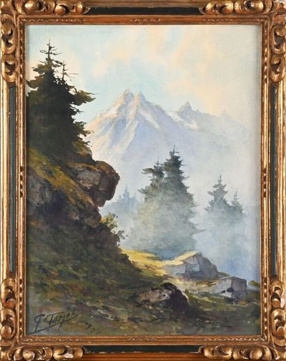 In lots : 
- Pierre FARJAT (20th century)
Peaks...