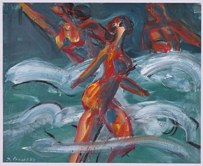 * Jacques PONCET (1921-2012)
Water games
Oil...