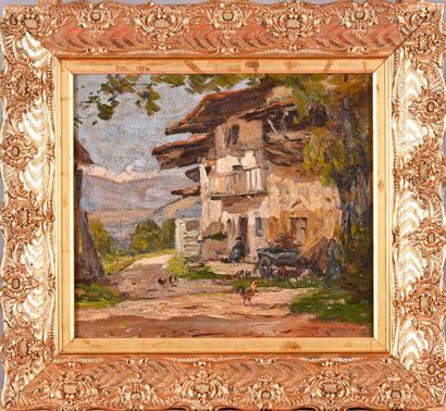 Clovis TERRAIRE (1858-1931)
In front of the...