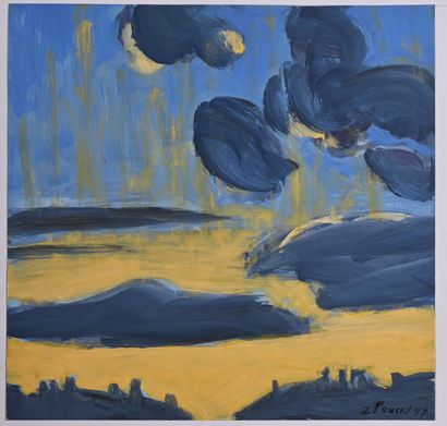 * JACQUES PONCET (1921-2012)
Clouds over...