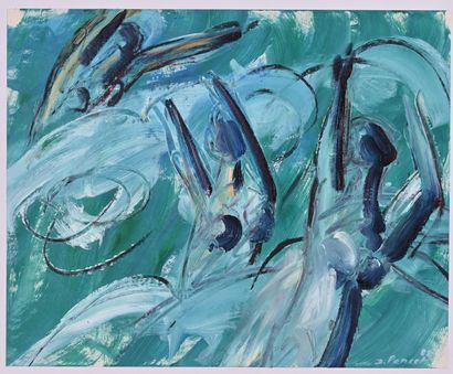 * Jacques PONCET (1921-2012)
Water games
Oil...