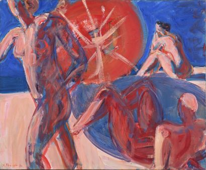 * Jacques PONCET (1921-2012)
Sunbathing,...