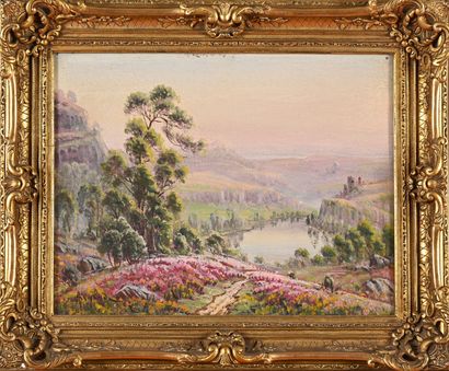 Gaston ANGLADE (1854-1919)
The heather
Oil...