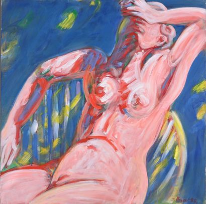 * Jacques PONCET (1921-2012)
Nude languishing...