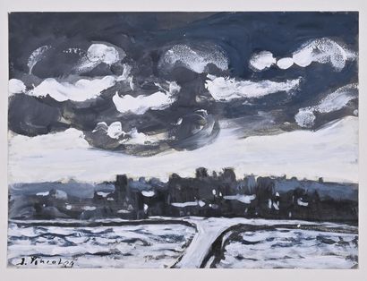 * JACQUES PONCET (1921-2012)
Sky over the...