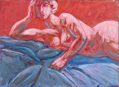 * Jacques PONCET (1921-2012)
Reclining female...