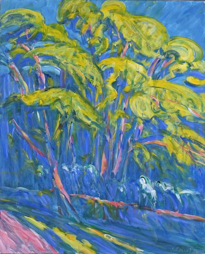 * Jacques PONCET (1921-2012)
Trees under...