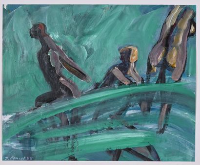 * Jacques PONCET (1921-2012)
Bathers at the...