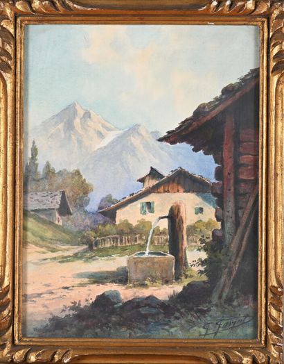 In lots : 
- Pierre FARJAT (20th century)
Peaks...