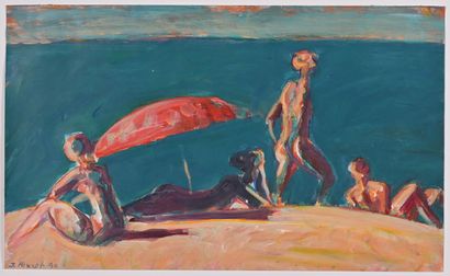 * Jacques PONCET (1921-2012)
Bathers at the...