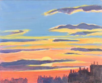 * Jacques PONCET (1921-2012)
Evening sky,...