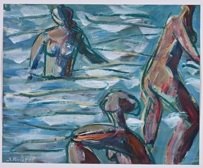 * Jacques PONCET (1921-2012)
Bathers in the...