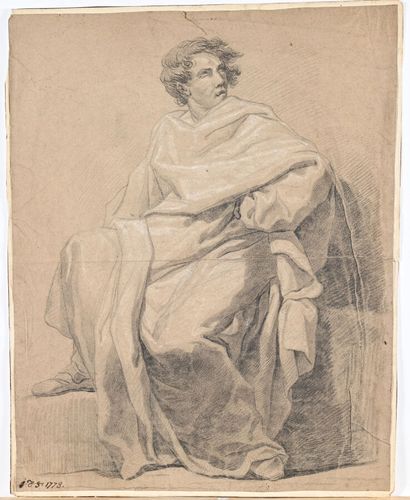 French neoclassical school
Study of a seated...
