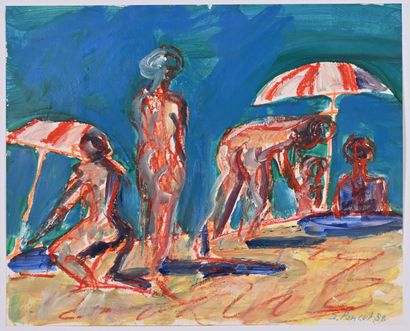 * Jacques PONCET (1921-2012)
Lively scenes...