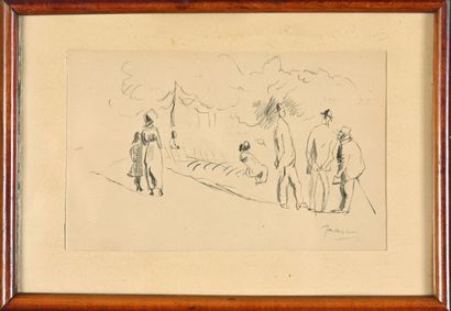 Jules PASCIN (1885-1930)
Group of people...