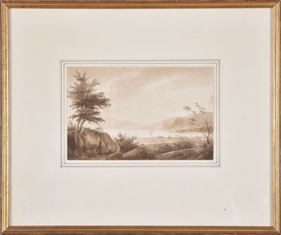 French school of the 19th century
Landscape...