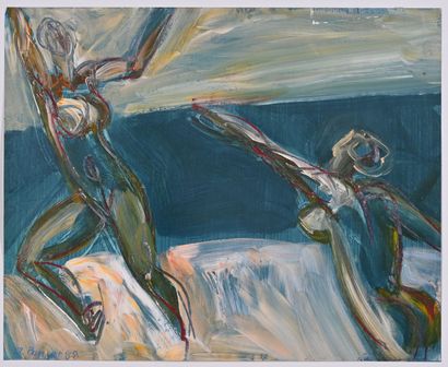 * Jacques PONCET (1921-2012)
Water games
Oil...