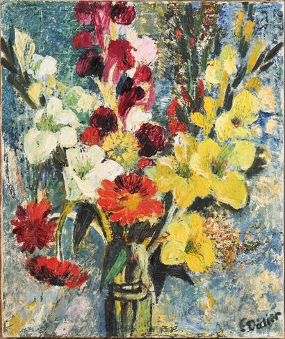 Émile DIDIER (1890-1965)
Flowers
Oil on canvas
Signed...